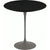 Saarinen Side Table - 20” Round side/end table Knoll Grey Black laminate, Satin finish 