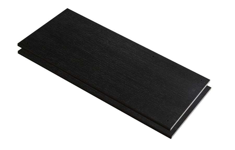 Elevate Shelf B Accessories Woud 2 Pieces Black Painted Oak 