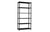 Elevate Shelving System Modular Accessories Woud Configuration 5 Black Painted Oak 