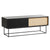 Virka Low Sideboard Sideboard Woud Black Painted Oak + Oak Veneer 
