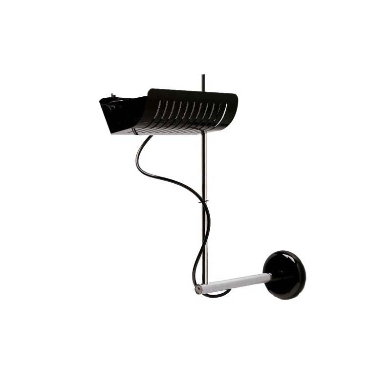 Colombo Wall Sconce 761 wall / ceiling lamps Oluce Black 