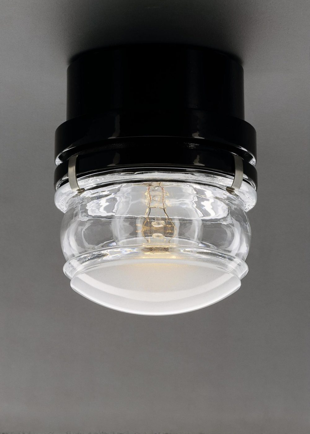 Fresnel Outdoor Lighting Outdoor Lighting Oluce Incandescent Black 