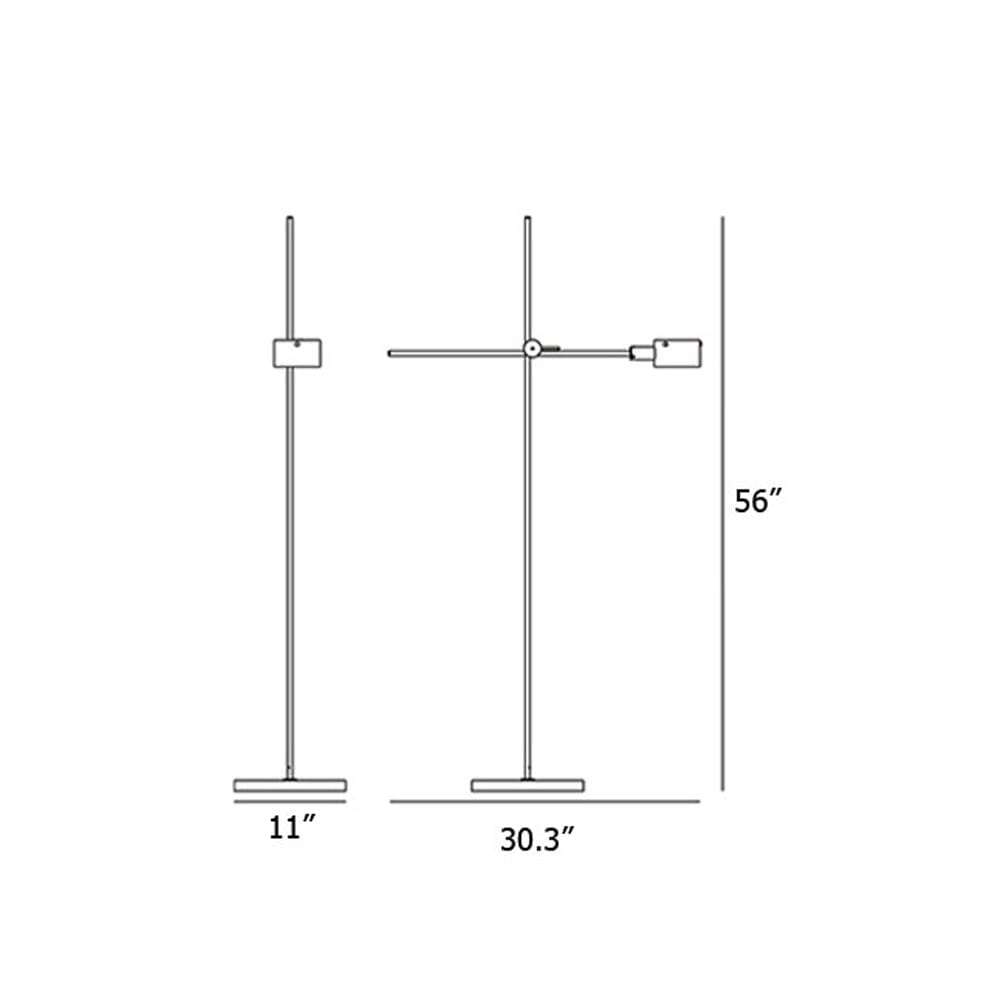 G.O. Floor Lamp Table Lamps Oluce 