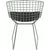Bertoia Side Chair with Seat Pad Side/Dining Knoll 