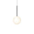 Bola Sphere Pendant Light Pendant Lights Pablo Matte Black 10" 
