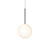 Bola Sphere Pendant Light Pendant Lights Pablo Matte Black 12" 