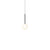 Bola Sphere Pendant Light Pendant Lights Pablo Matte Black 5" 