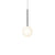 Bola Sphere Pendant Light Pendant Lights Pablo Matte Black 8" 