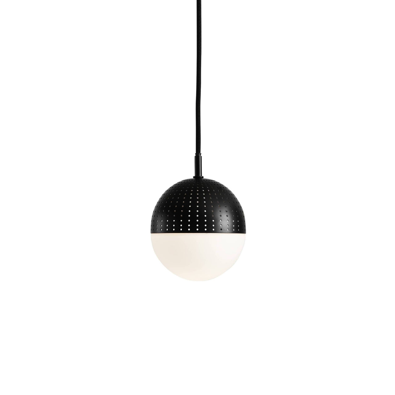 Dot Pendant Light hanging lamps Woud Small - 5.1" Black 