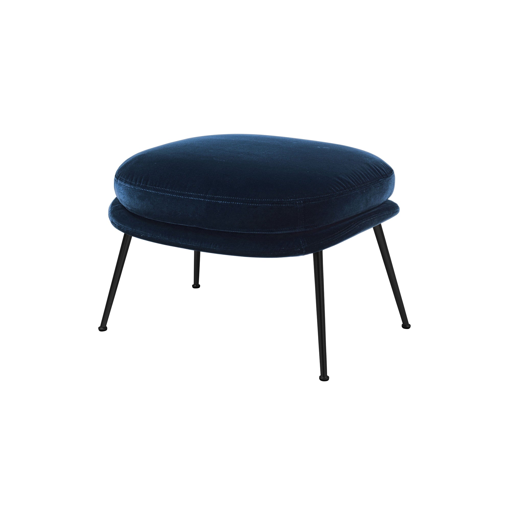 Bat Conic Base Ottoman - Fully Upholstered ottomans Gubi 