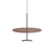 Sky Dome Pendant Pendant Lights Pablo 18" - Matte Black + Walnut 