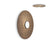 Sky Dome Flush Wood Ceiling/Wall Lamp Pendant Lights Pablo 24" - Matte Black + Walnut 