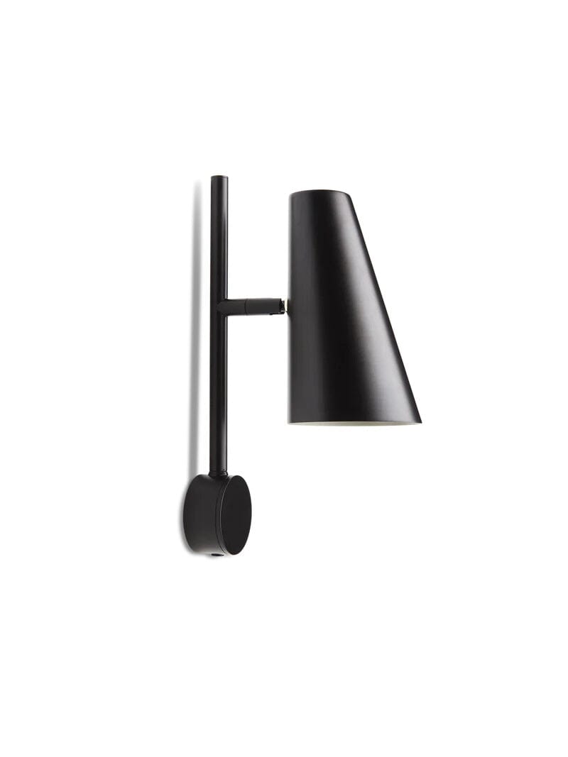 Cono Wall Lamp wall / ceiling lamps Woud Black 