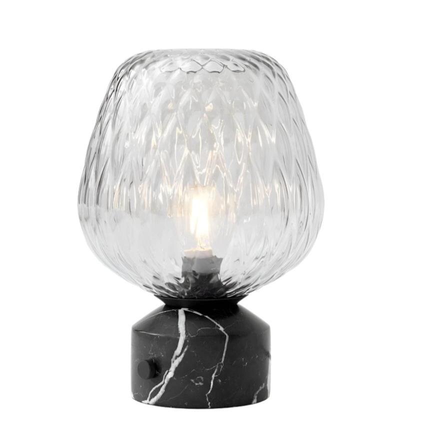 Blown Table Lamp SW6 Table Lamp &amp;Tradition Silver Lustre 