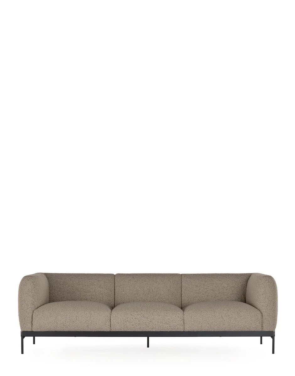 Asia Sofa 3 Seater Sofa Kartell Bouclé - Beige 