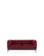 Asia Sofa 2 Seater Sofa Kartell Bouclé - Burgundy 