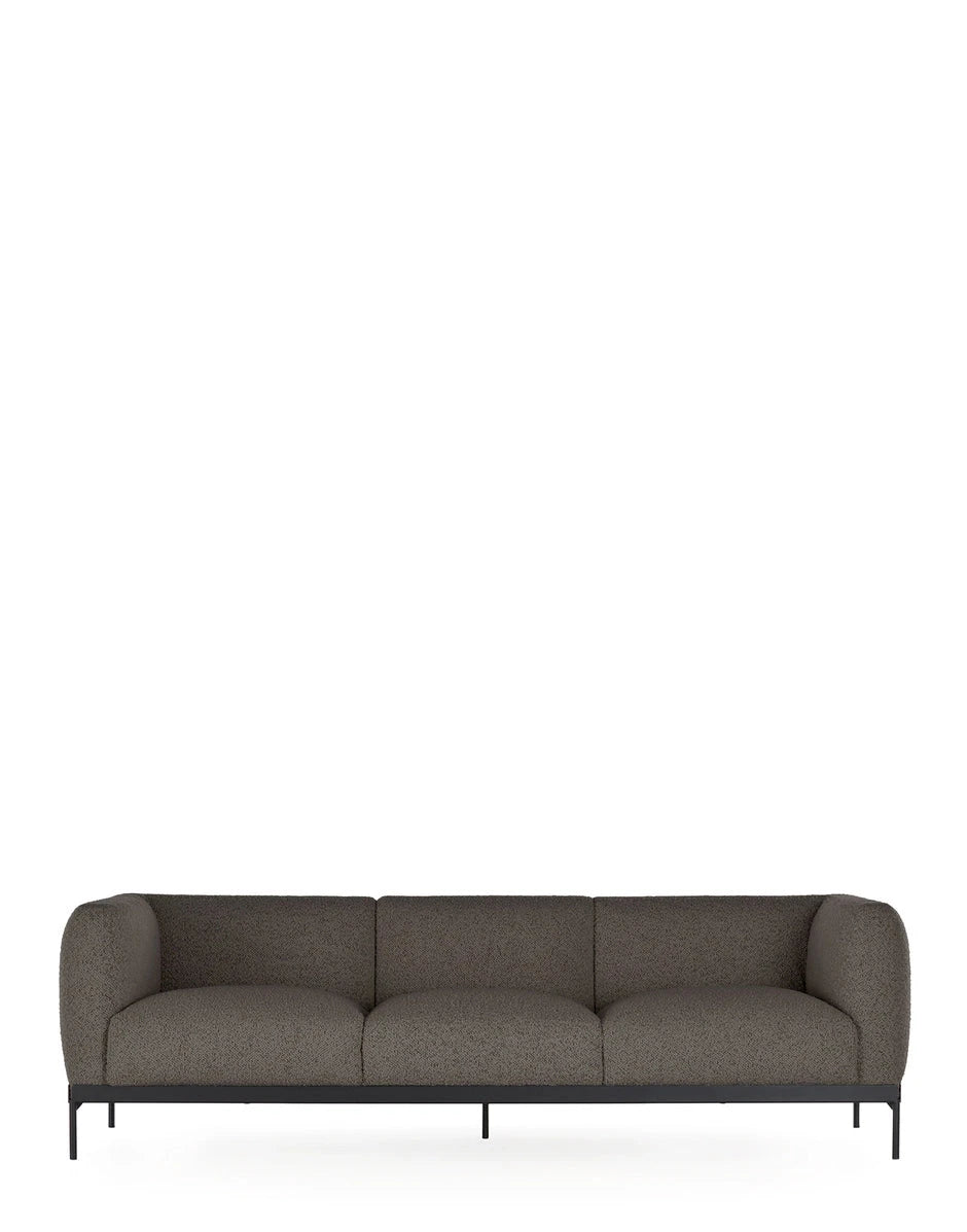 Asia Sofa 3 Seater Sofa Kartell Bouclé - Grey 