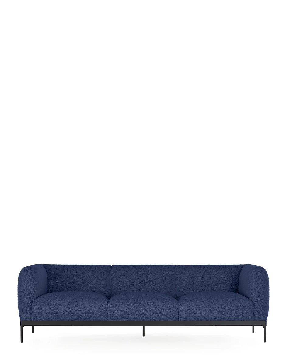 Asia Sofa 3 Seater Sofa Kartell Bouclé - Powder Blue 