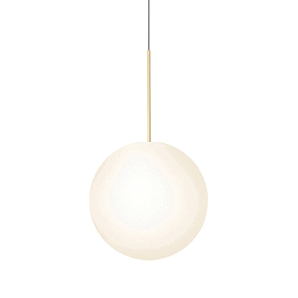 Bola Sphere Pendant Light Pendant Lights Pablo Brass 16" 