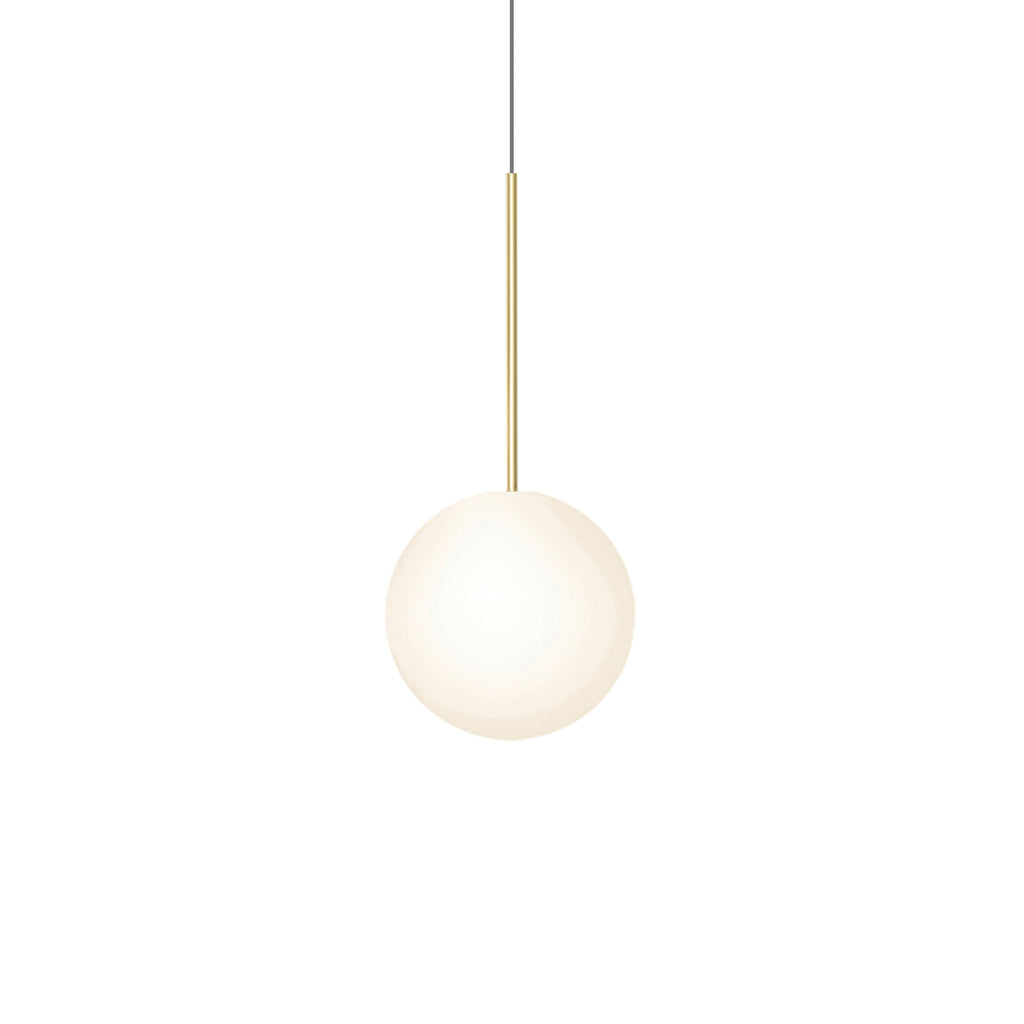 Bola Sphere Pendant Light Pendant Lights Pablo Brass 10" 