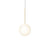 Bola Sphere Pendant Light Pendant Lights Pablo Brass 10" 