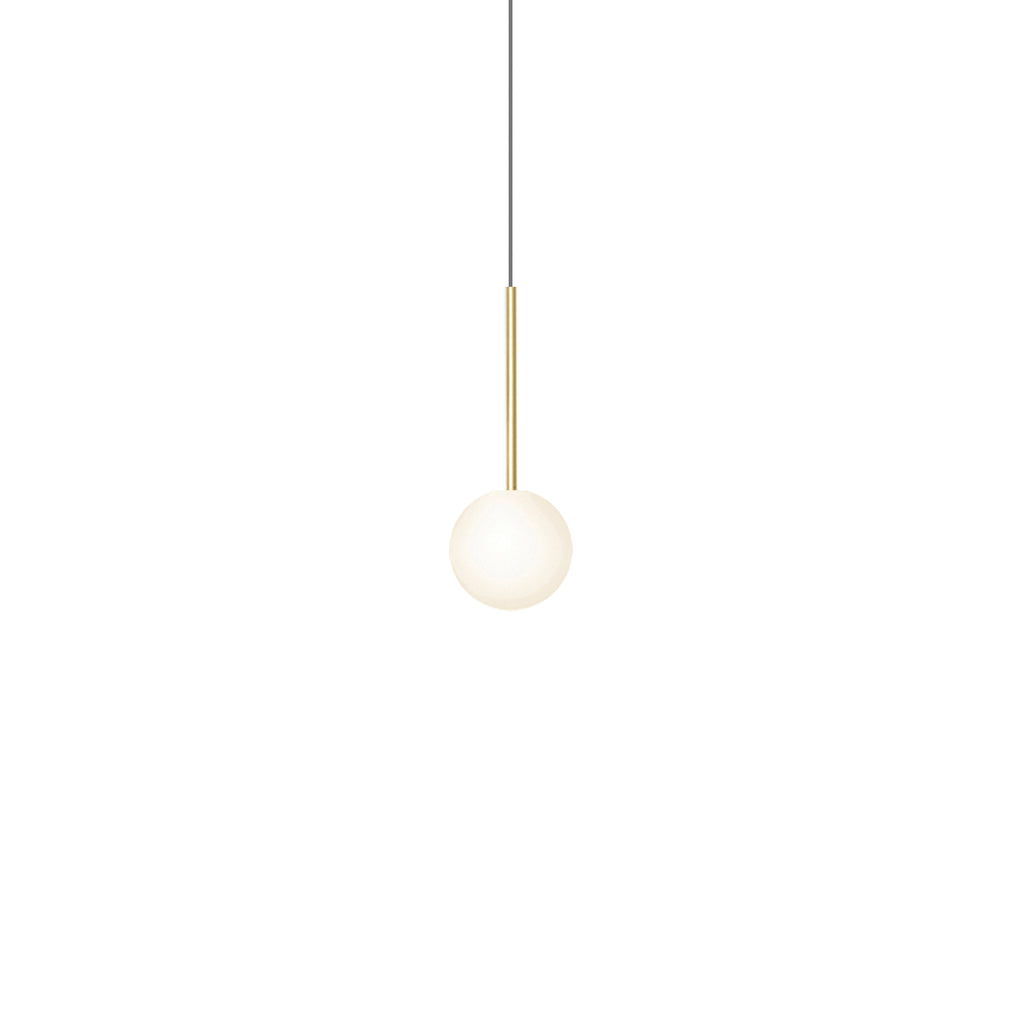Bola Sphere Pendant Light Pendant Lights Pablo Brass 5" 