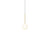 Bola Sphere Pendant Light Pendant Lights Pablo Brass 5" 