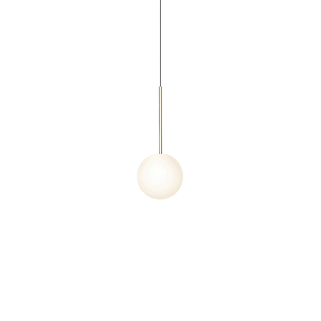Bola Sphere Pendant Light Pendant Lights Pablo Brass 6" 