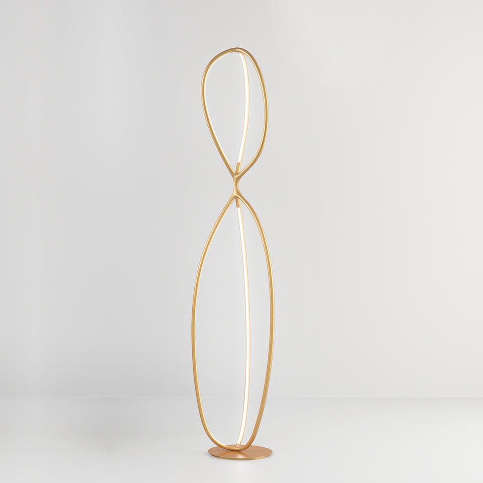 Arrival Floor Lamp Table Lamps Artemide Brass