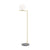 IC Lights Outdoor Floor Lamp Outdoor Lighting Flos F2 - 73" H Brushed Brass / Grey Lava Stone 