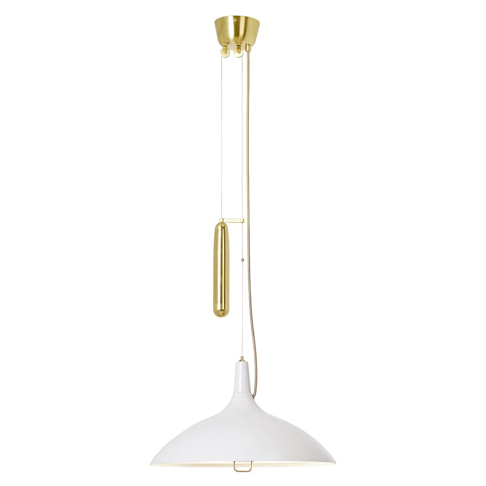 A1965 pendant Lamp suspension lamps Gubi Brass Classic White Semi Matt 