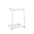 Toboggan Pull Up Table side/end table Knoll Bright White Frame & Top 