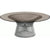 Platner Nickel 42" Coffee Table Coffee Tables Knoll Bronze Glass 