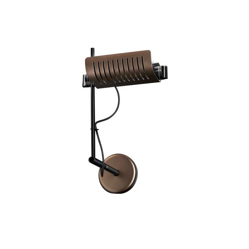 Colombo Wall Sconce 761 wall / ceiling lamps Oluce Anodic Bronze 