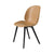 Beetle Black Plastic Base Dining Chair Chairs Gubi Amber Brown 