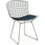 Bertoia Two-Tone Side Chair Side/Dining Knoll 