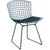 Bertoia Two-Tone Side Chair Side/Dining Knoll 
