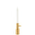 Candleholder Single Accessories Fritz Hansen Lacquered Brass Single 2 