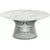 Platner Nickel 36" Coffee Table Coffee Tables Knoll Polished Finish Carrara Marble Top: White-grey 