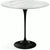 Saarinen Side Table - 22” Oval side/end table Knoll Black Carrara marble, Satin finish 