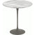 Saarinen Side Table - 20” Round side/end table Knoll Grey Carrara marble, Shiny finish 
