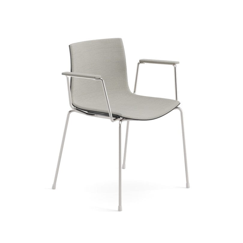Catifa 46 Four Leg Polypropylene with Front-Face Upholstery Side/Dining Arper 