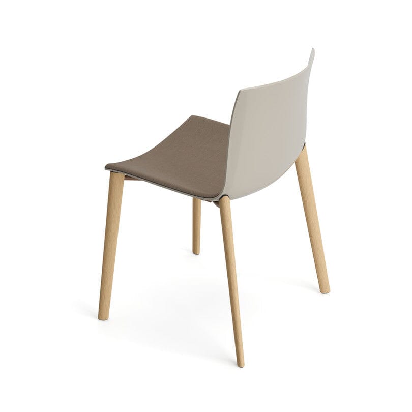 Catifa 46 Wood Four Leg Polypropylene With Seat Upholstery Side/Dining Arper 