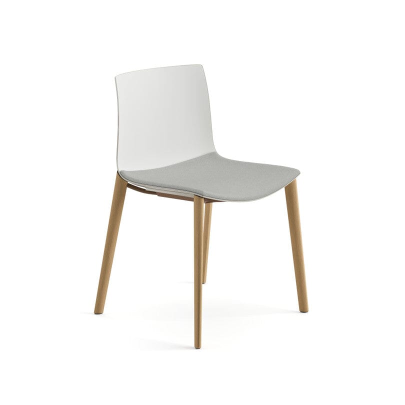 Catifa 46 Wood Four Leg Polypropylene With Seat Upholstery Side/Dining Arper 