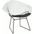 Bertoia Two-Tone Diamond Chair with Seat Cushion Side/Dining Knoll 