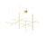 Coordinates Suspension Light ceiling lights Flos S4 Champagne 