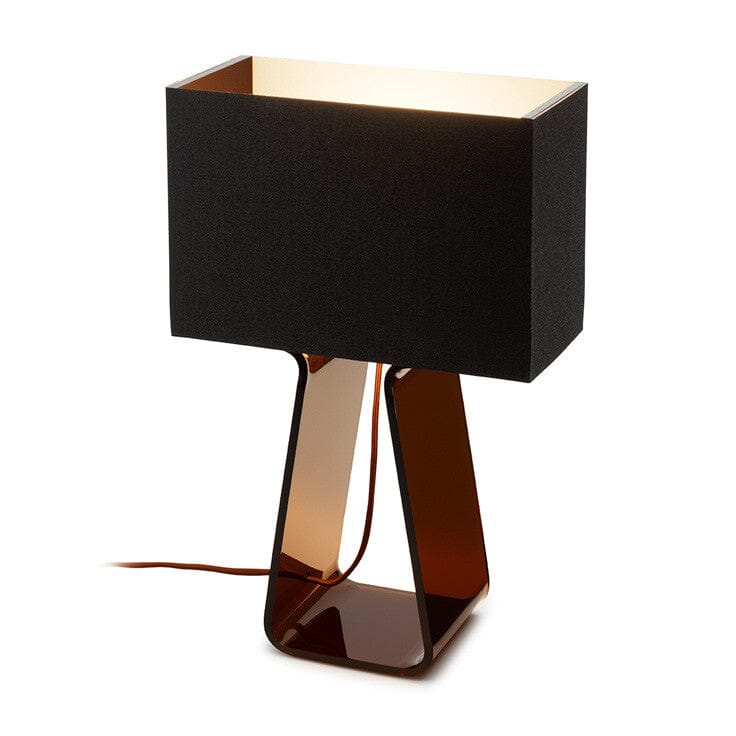 Tube Top Table Lamp Table Lamps Pablo 14" - Charcoal Shade / Charcoal Body 