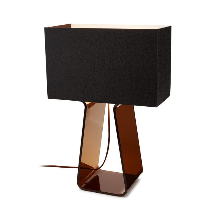 Tube Top Table Lamp Table Lamps Pablo 21" - Charcoal Shade / Charcoal Body 