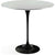Saarinen Side Table - 22” Oval side/end table Knoll Black Chrome 