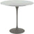 Saarinen Side Table - 22” Oval side/end table Knoll Grey Chrome 